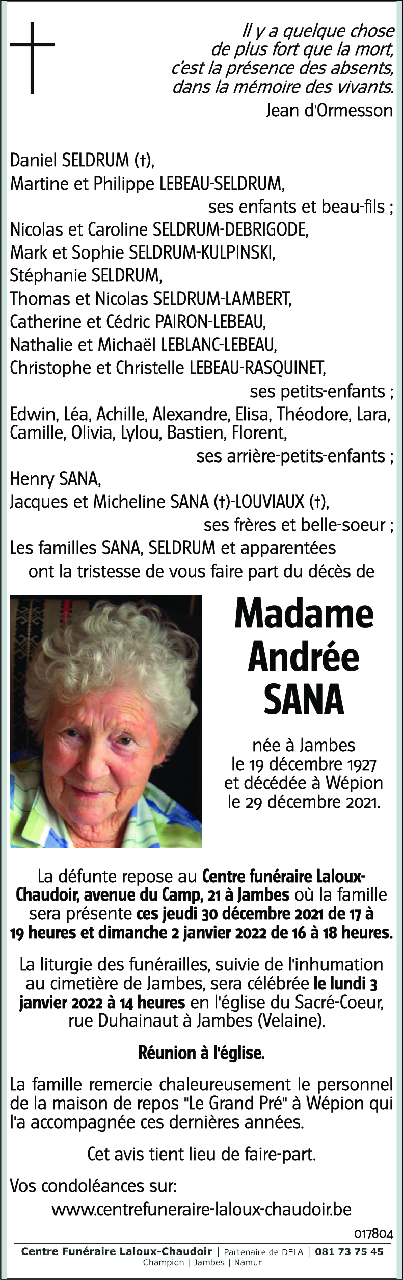 Andrée SANA