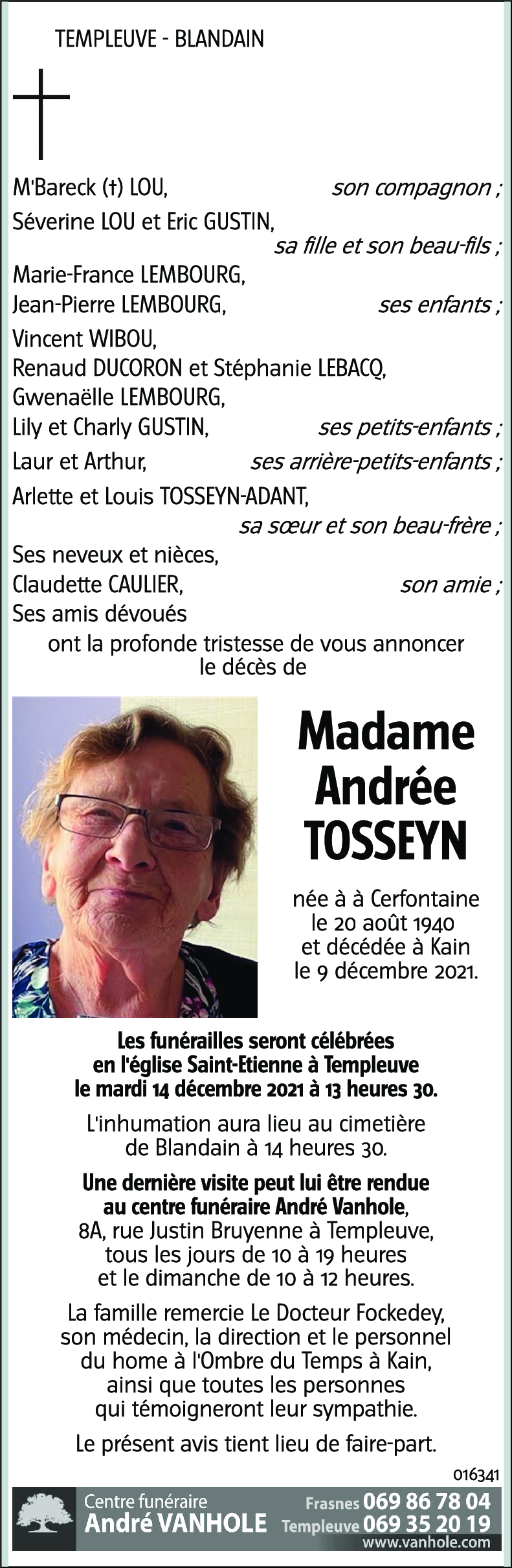 Andrée TOSSEYN