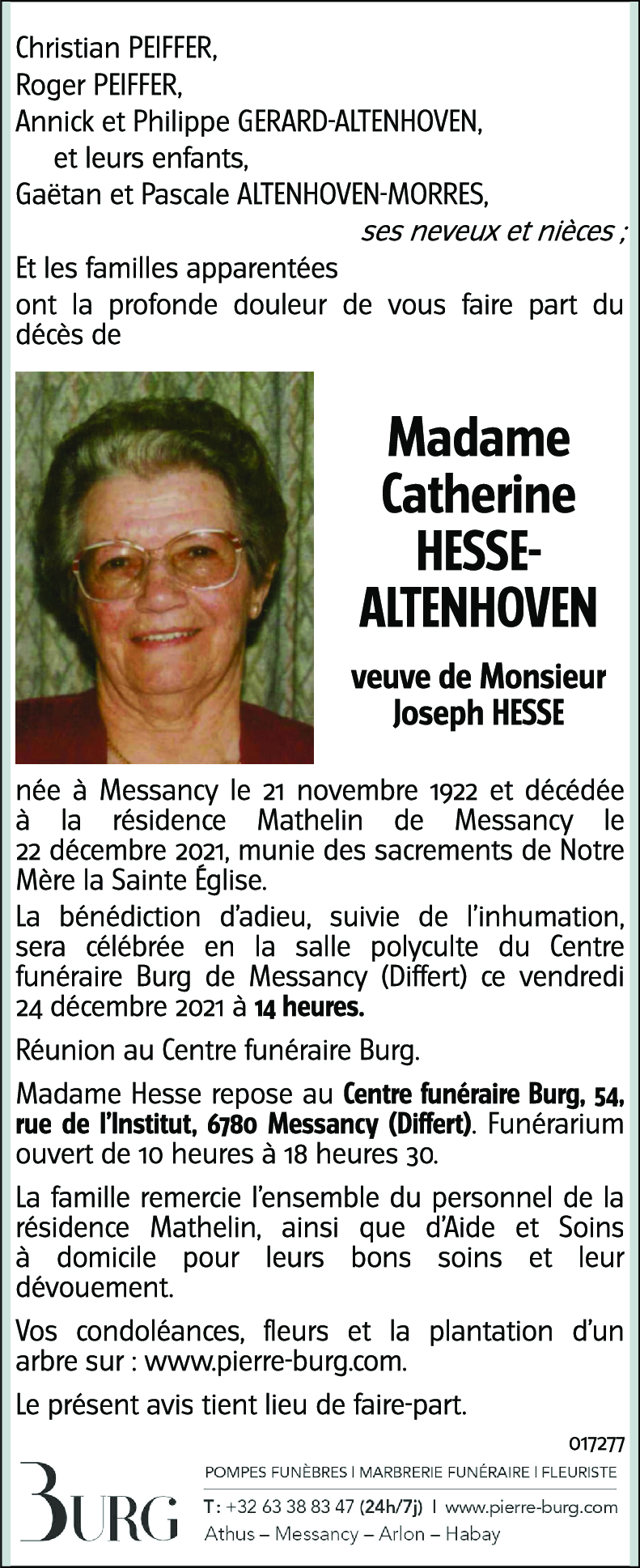 Catherine HESSE-ALTENHOVEN