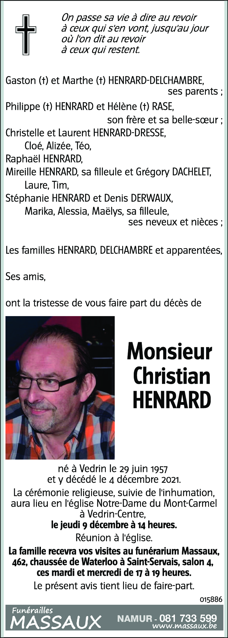 Christian HENRARD