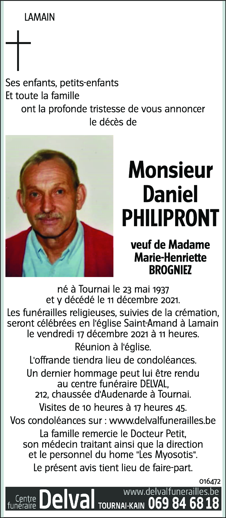 Daniel PHILIPRONT