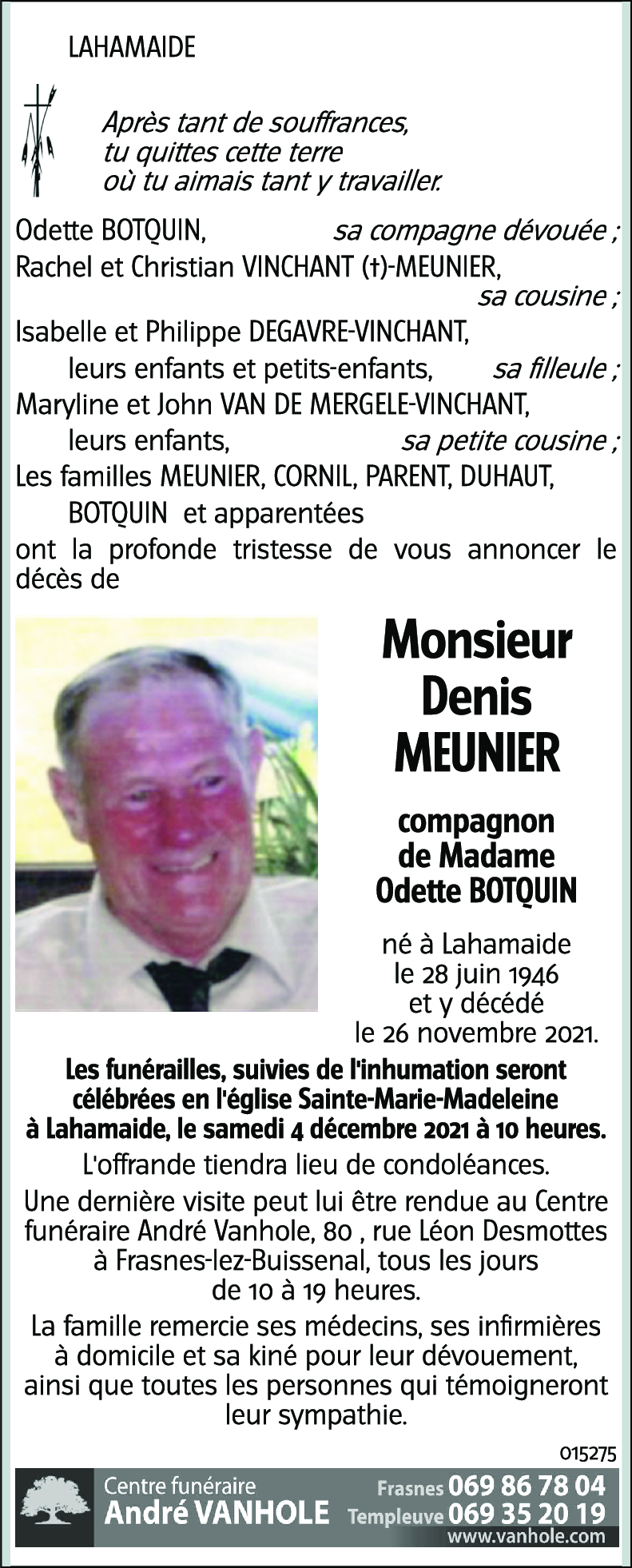 Denis MEUNIER