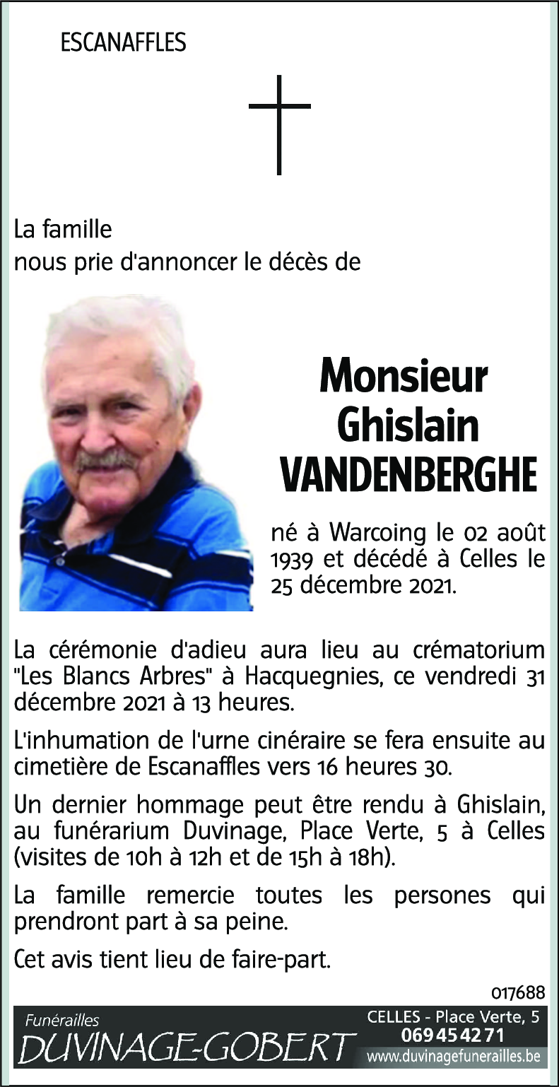 Ghislain VANDENBERGHE