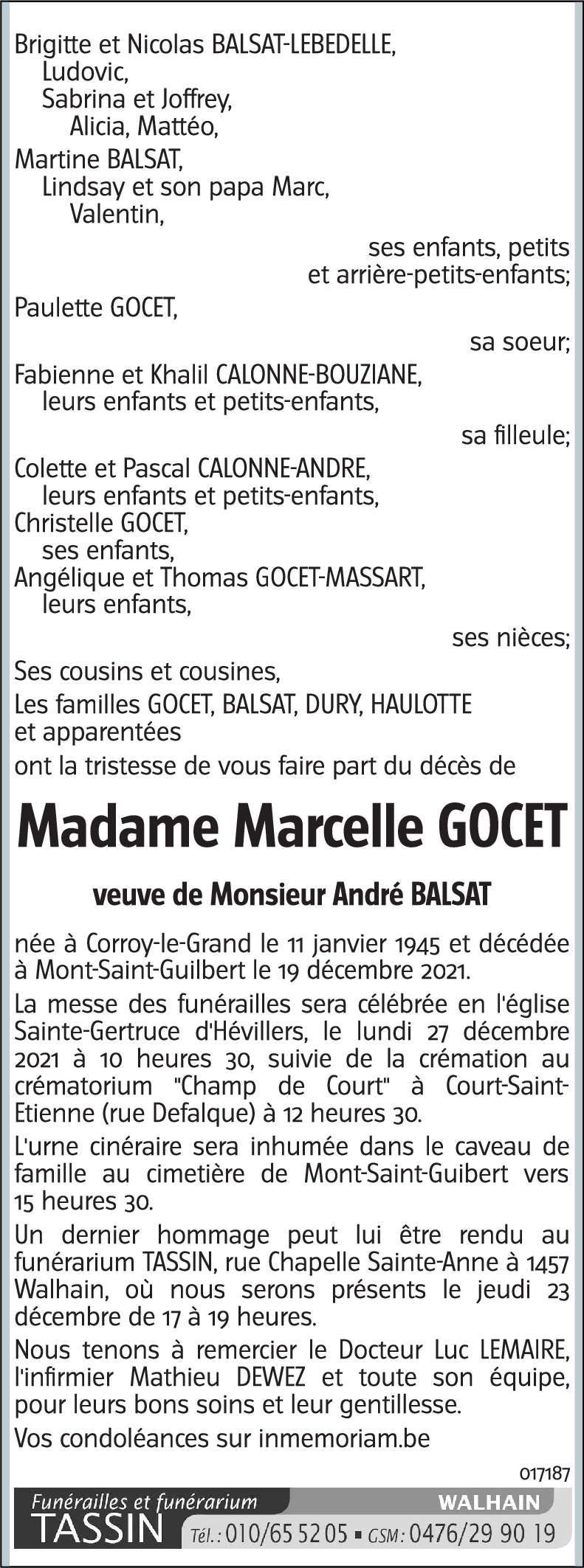 Marcelle Gocet