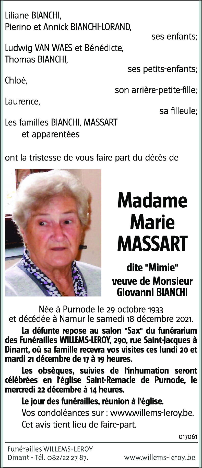 Marie MASSART