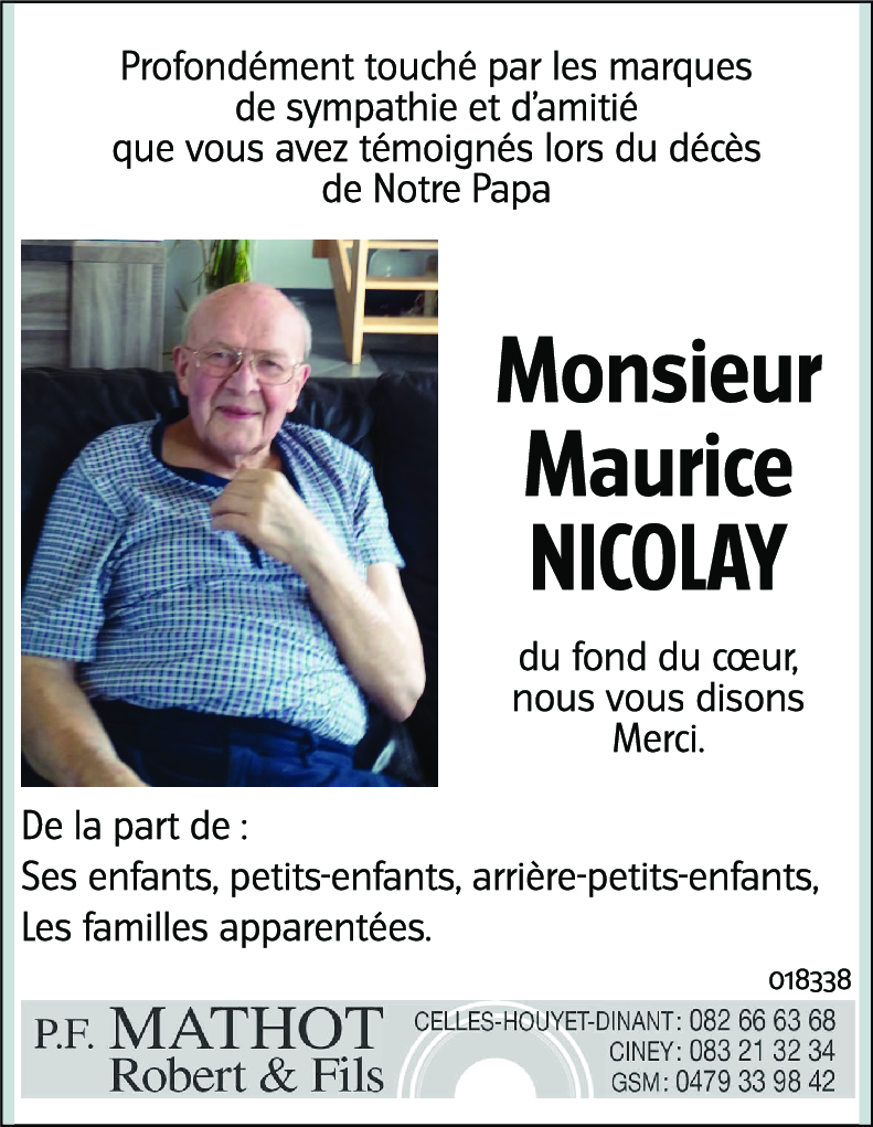 Maurice NICOLAY