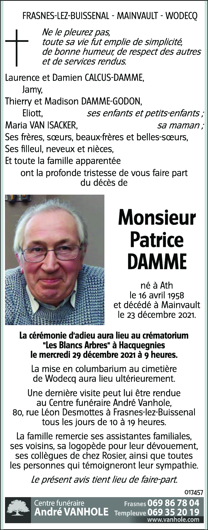 Patrice DAMME