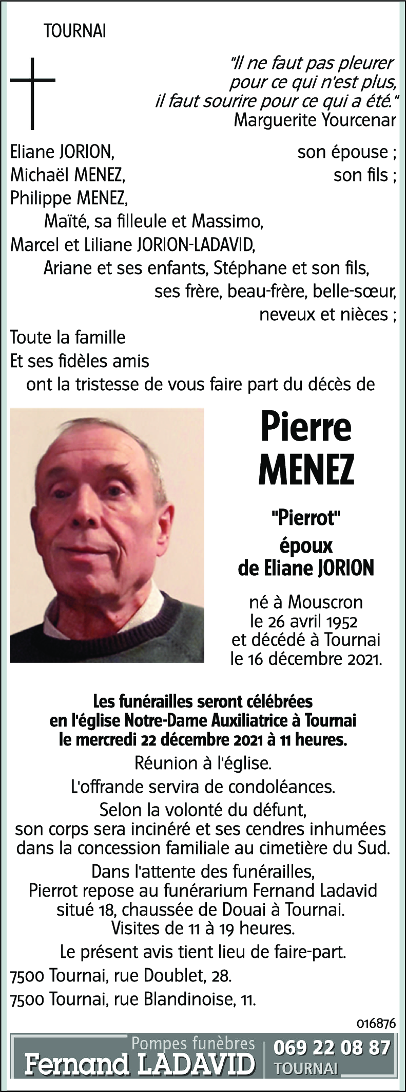 Pierre MENEZ