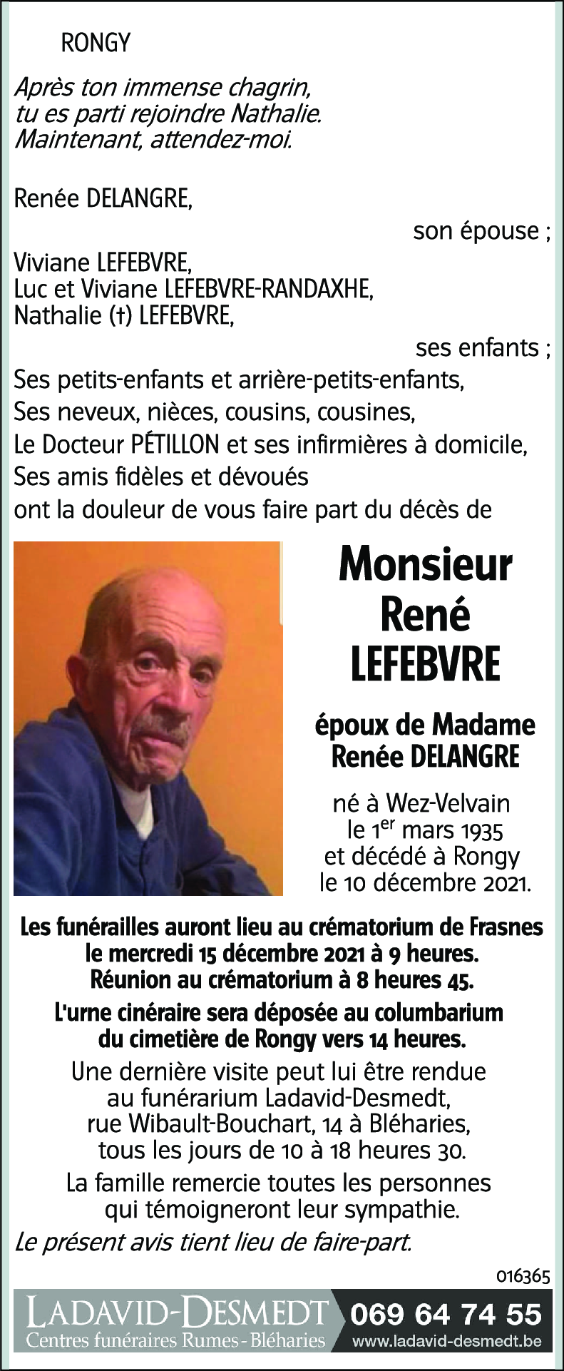 René LEFEBVRE