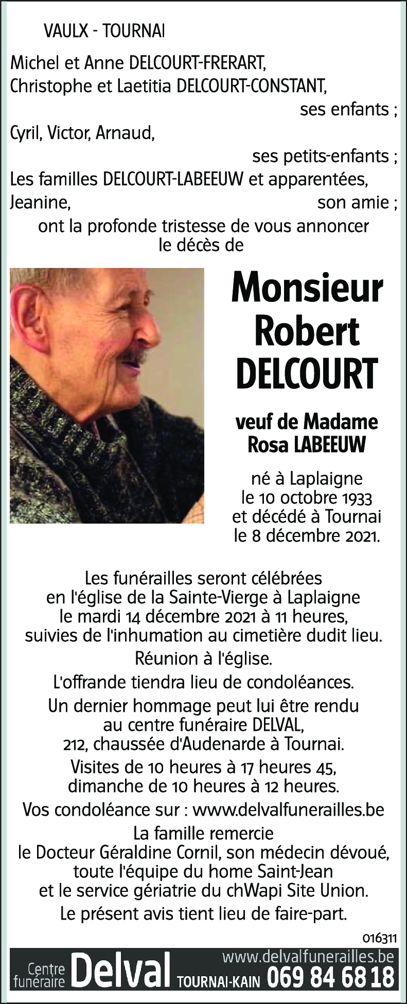 Robert DELCOURT