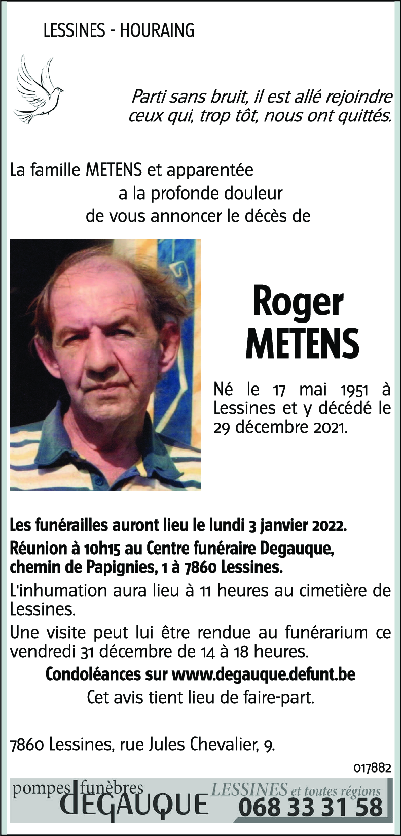 Roger METENS