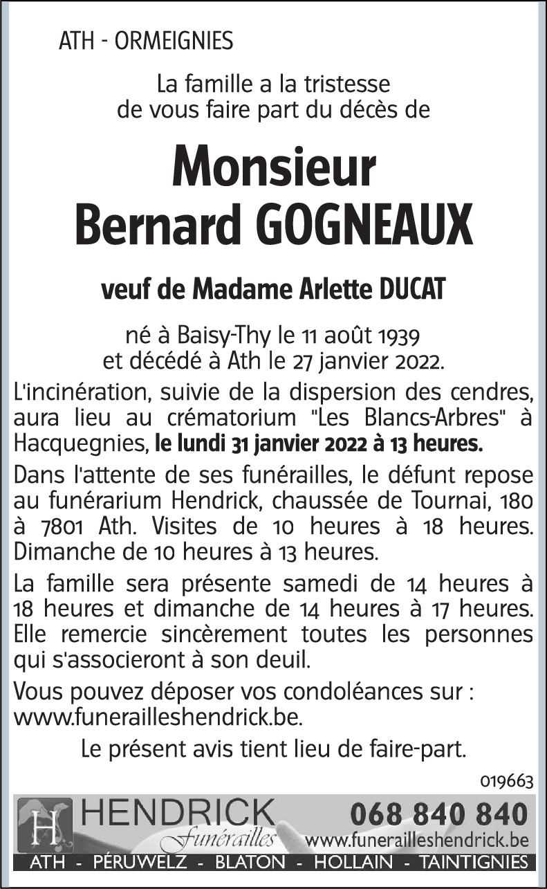 Bernard GOGNEAUX