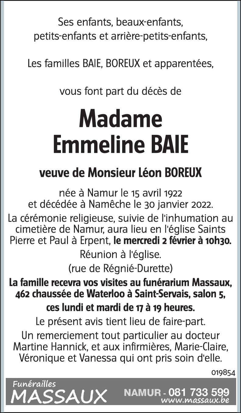 Emmeline BAIE