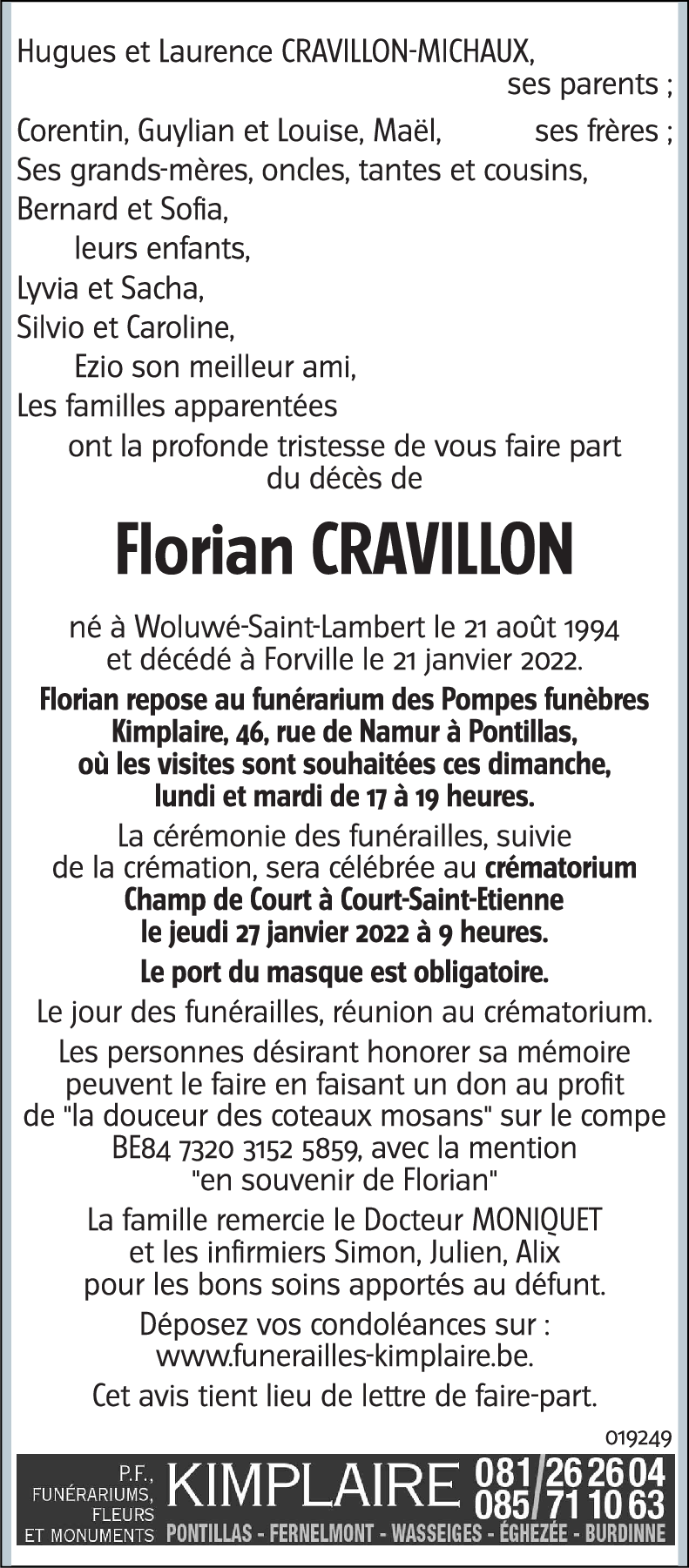 Florian CRAVILLON