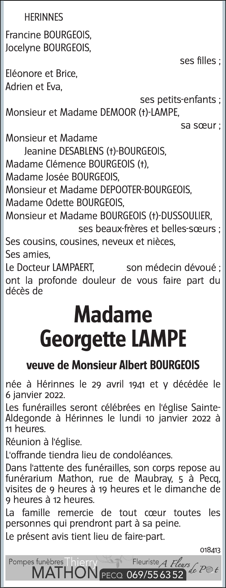 Georgette LAMPE