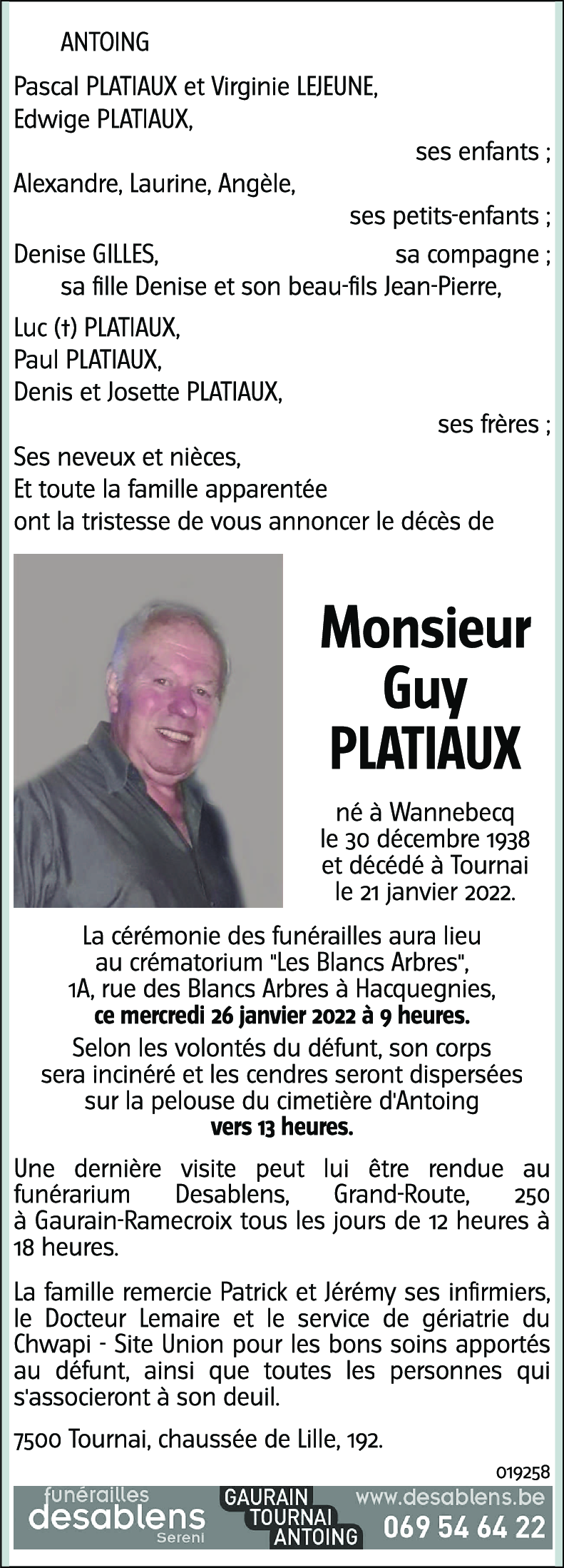 Guy PLATIAUX