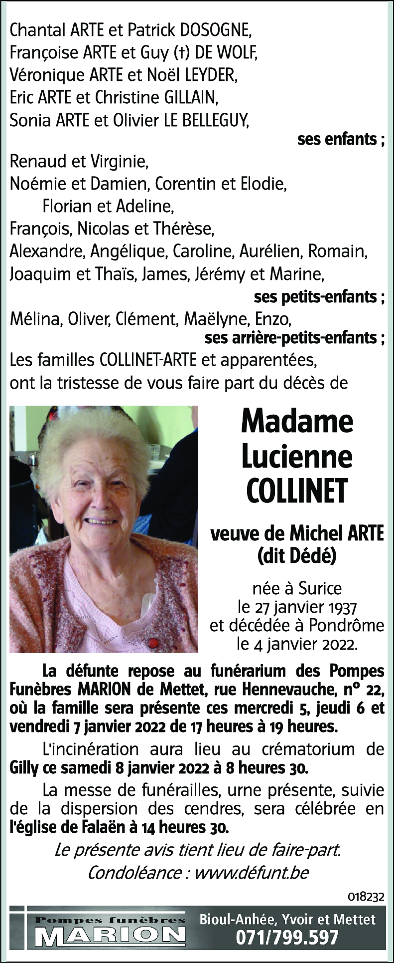 Lucienne COLLINET