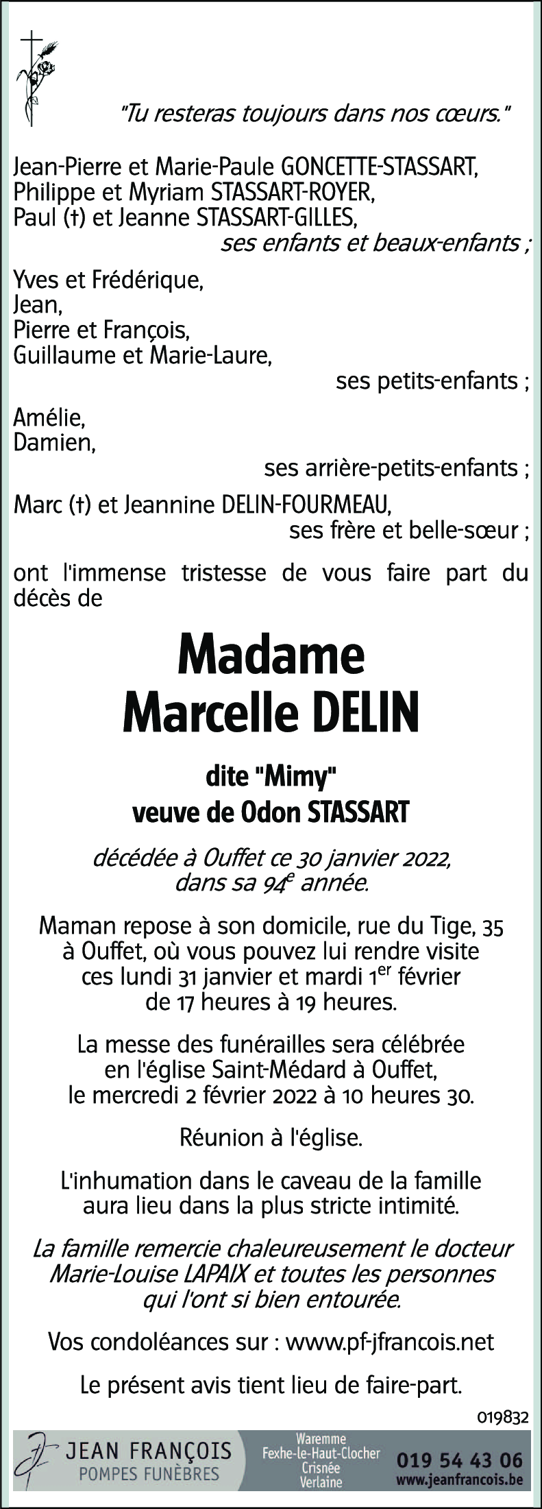 Marcelle DELIN