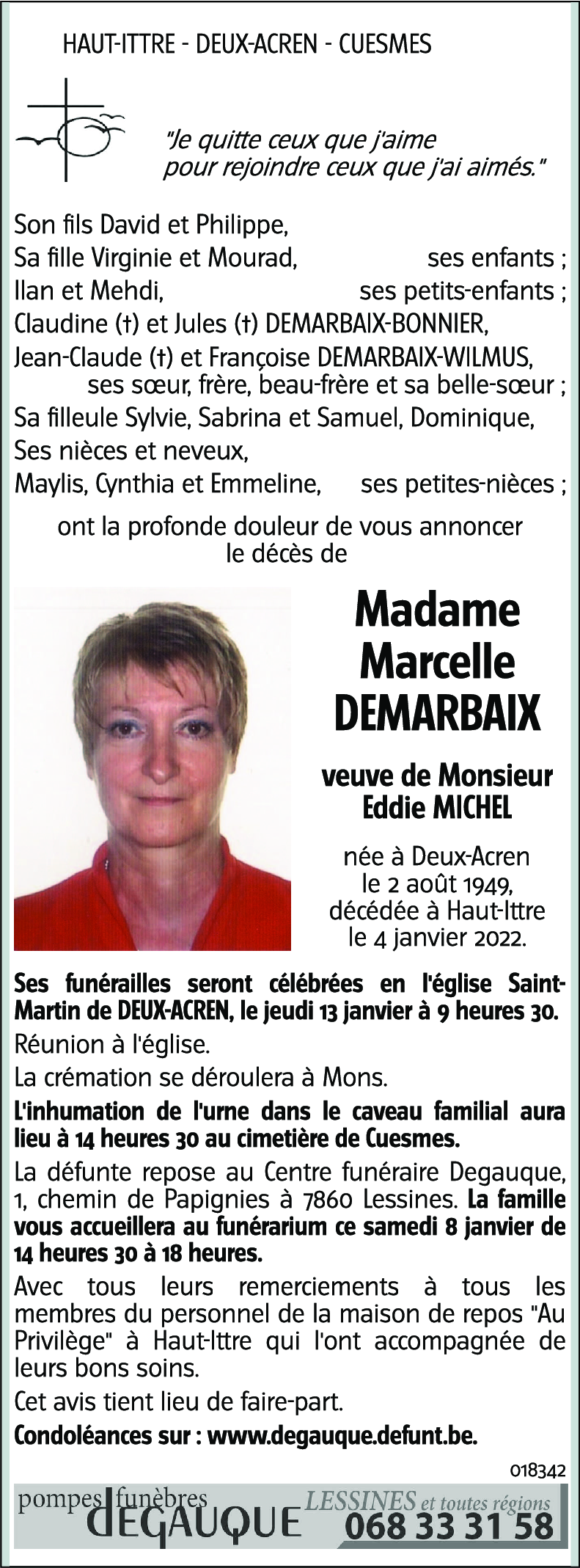 Marcelle DEMARBAIX