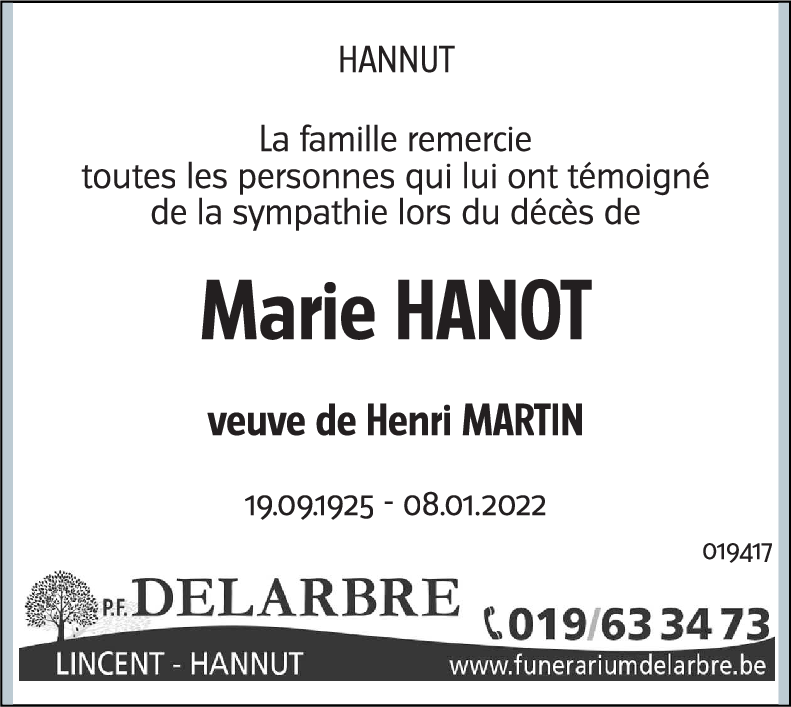 Marie HANNOT