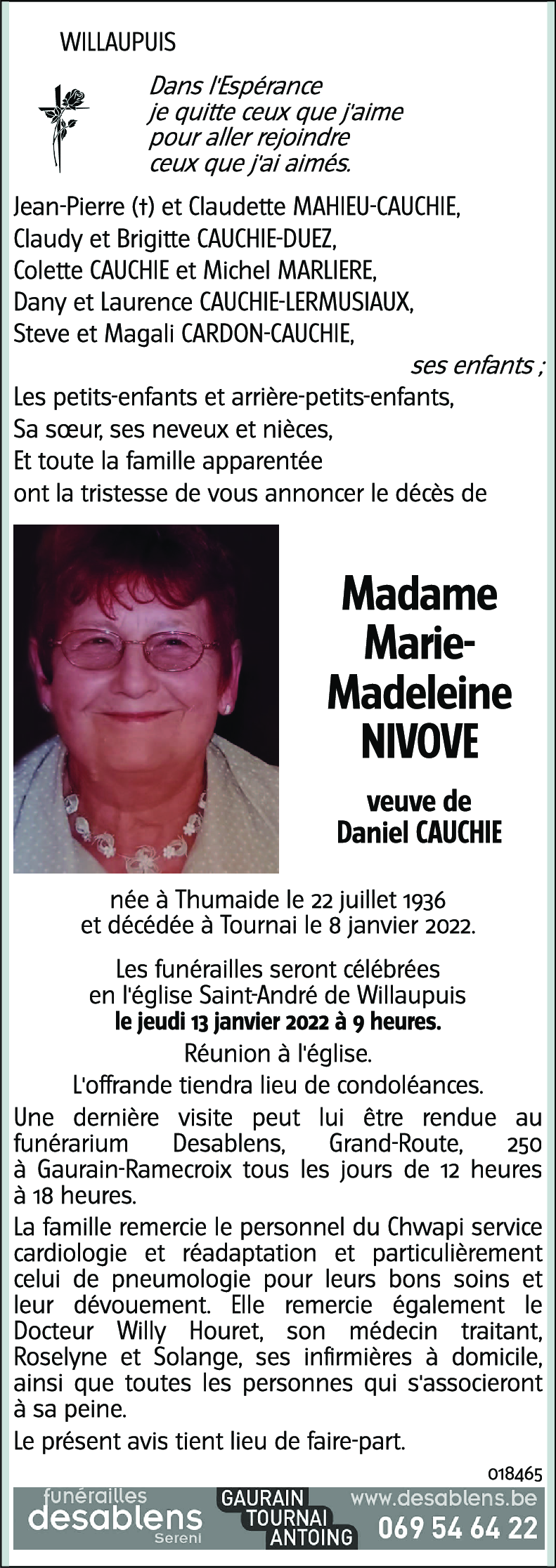 Marie-Madeleine NIVOVE