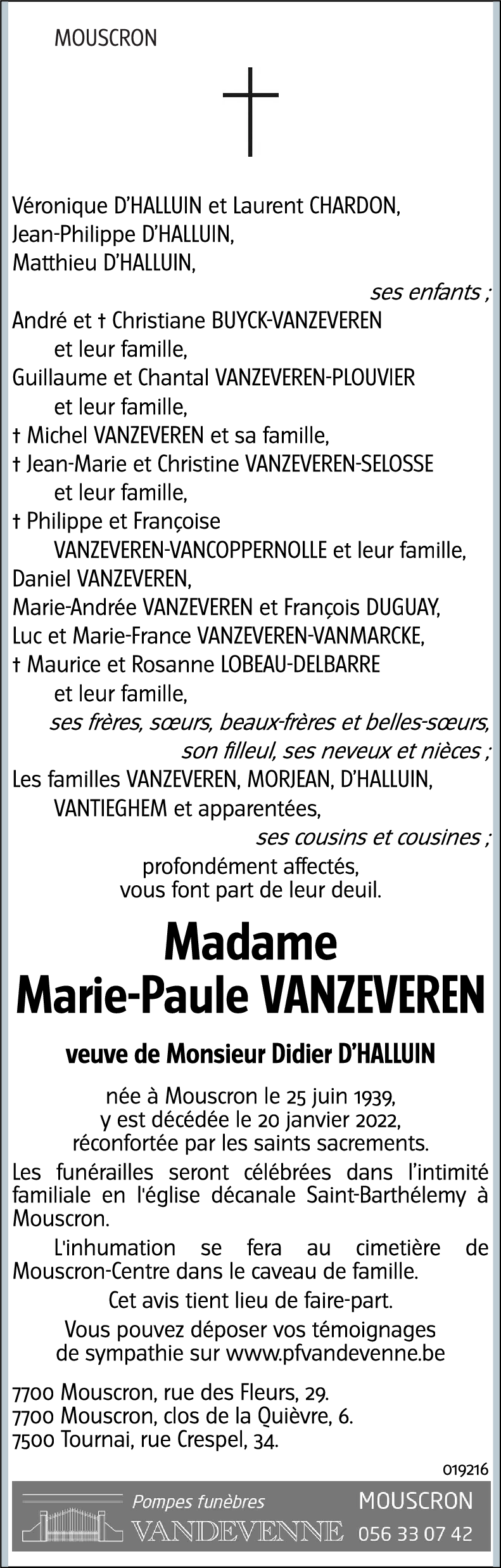 Marie-Paule VANZEVEREN