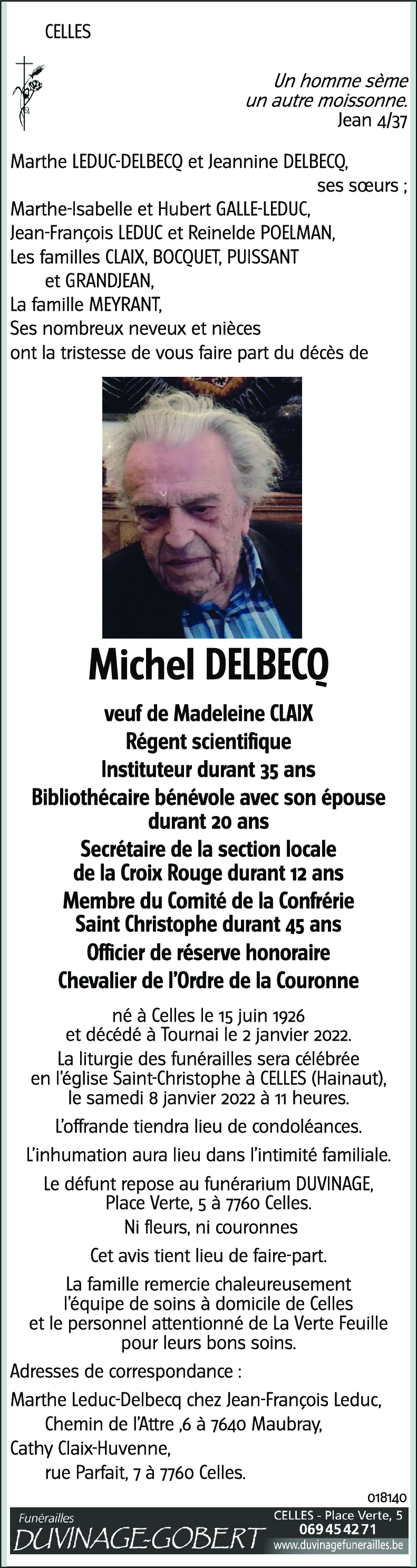 Michel DELBECQ