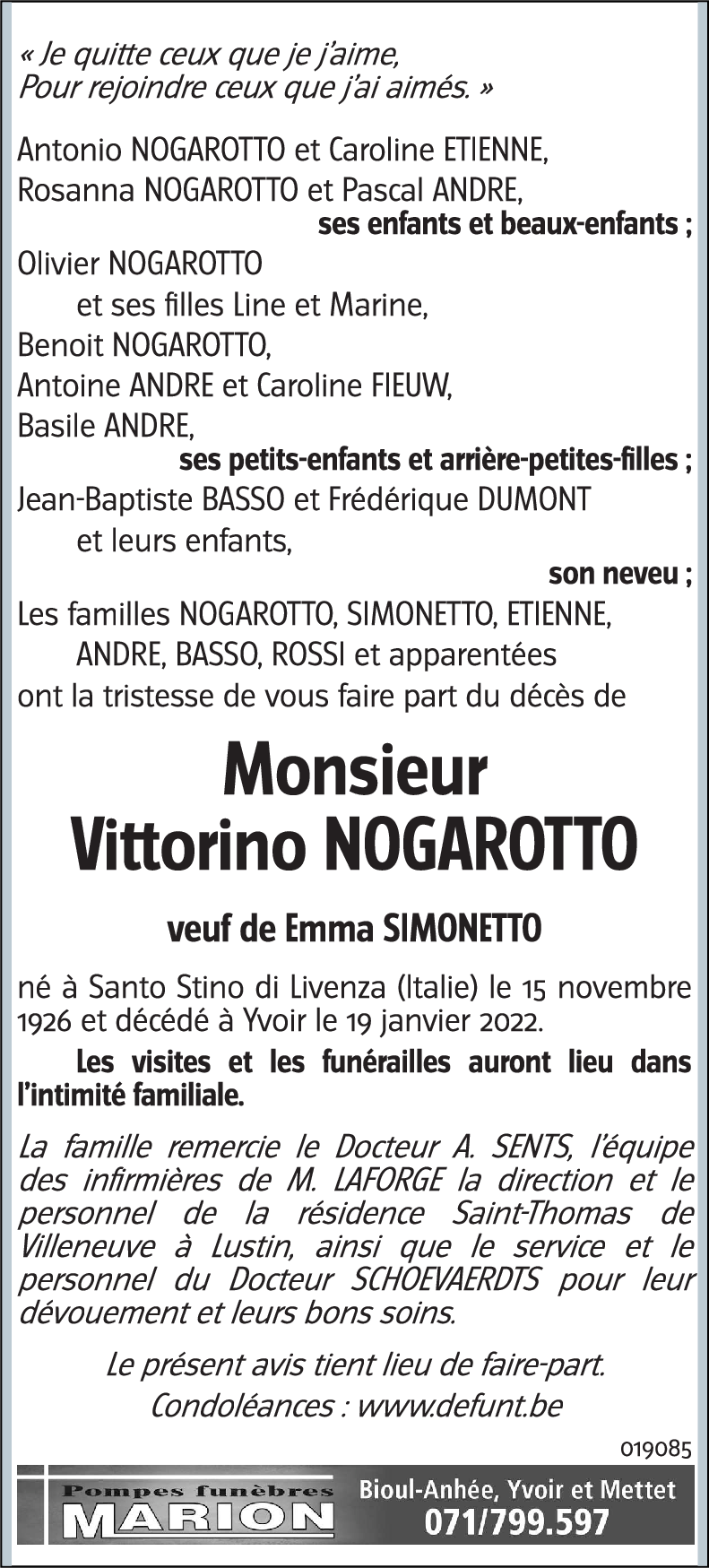 Vittorino NOGAROTTO