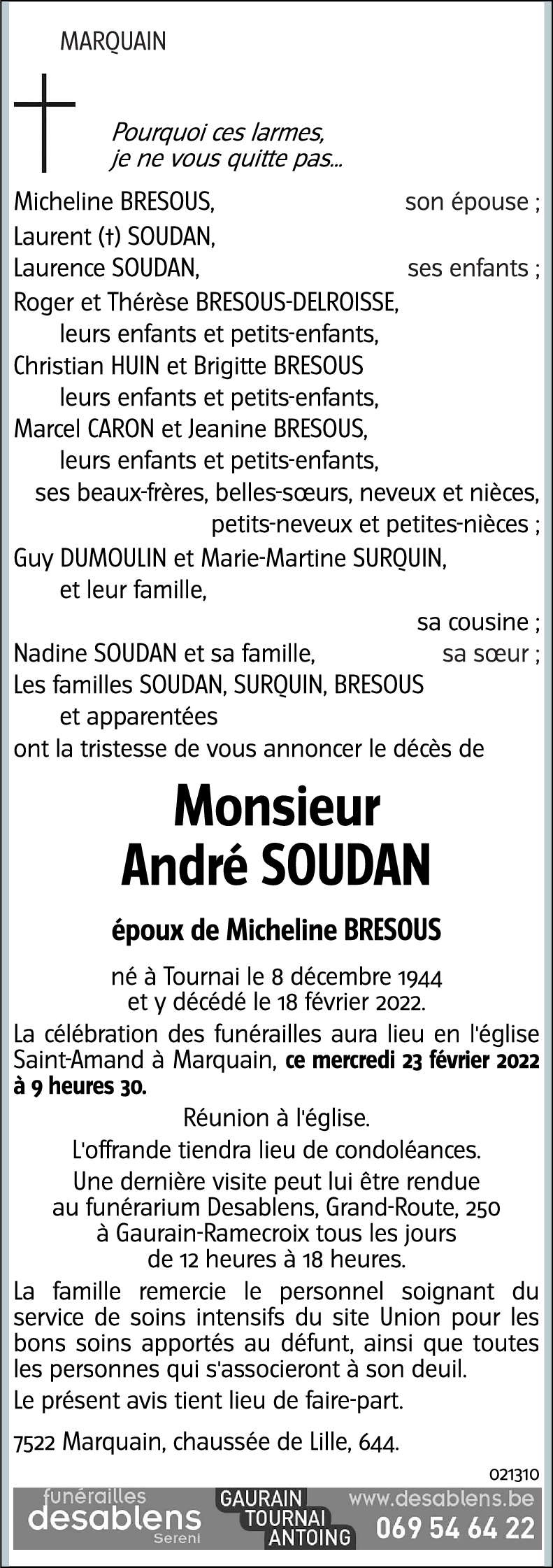 André SOUDAN