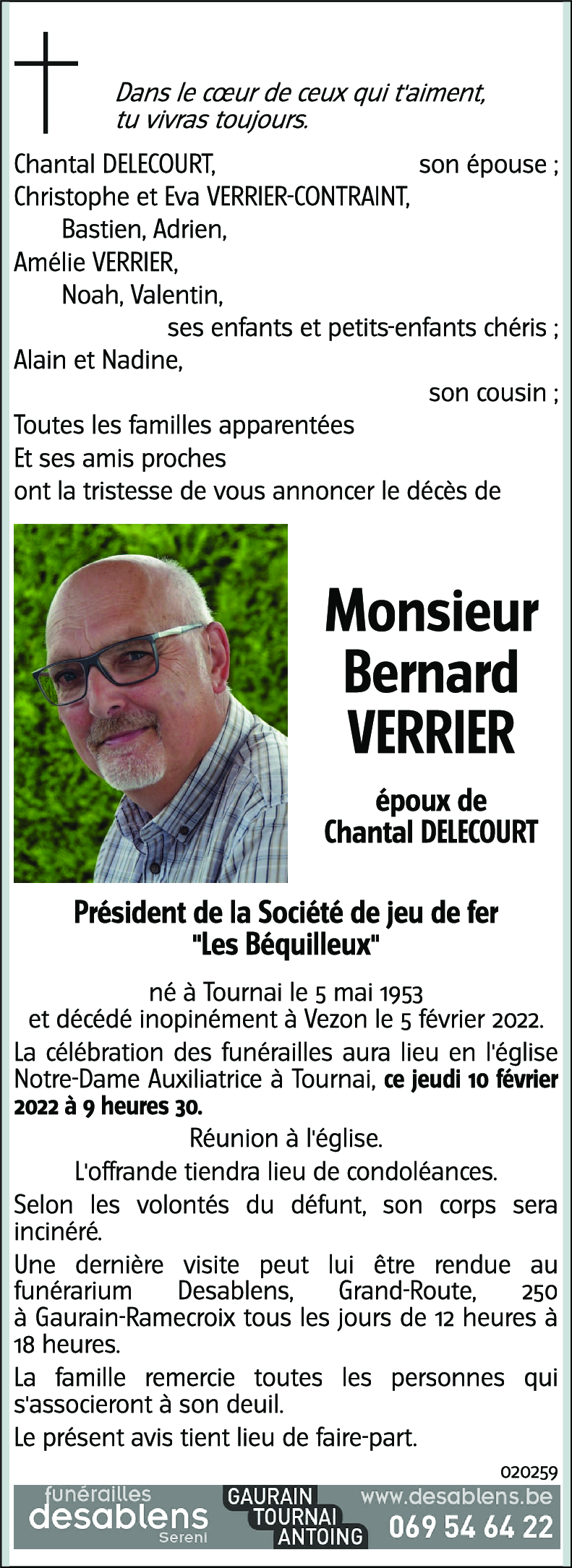 Bernard VERRIER