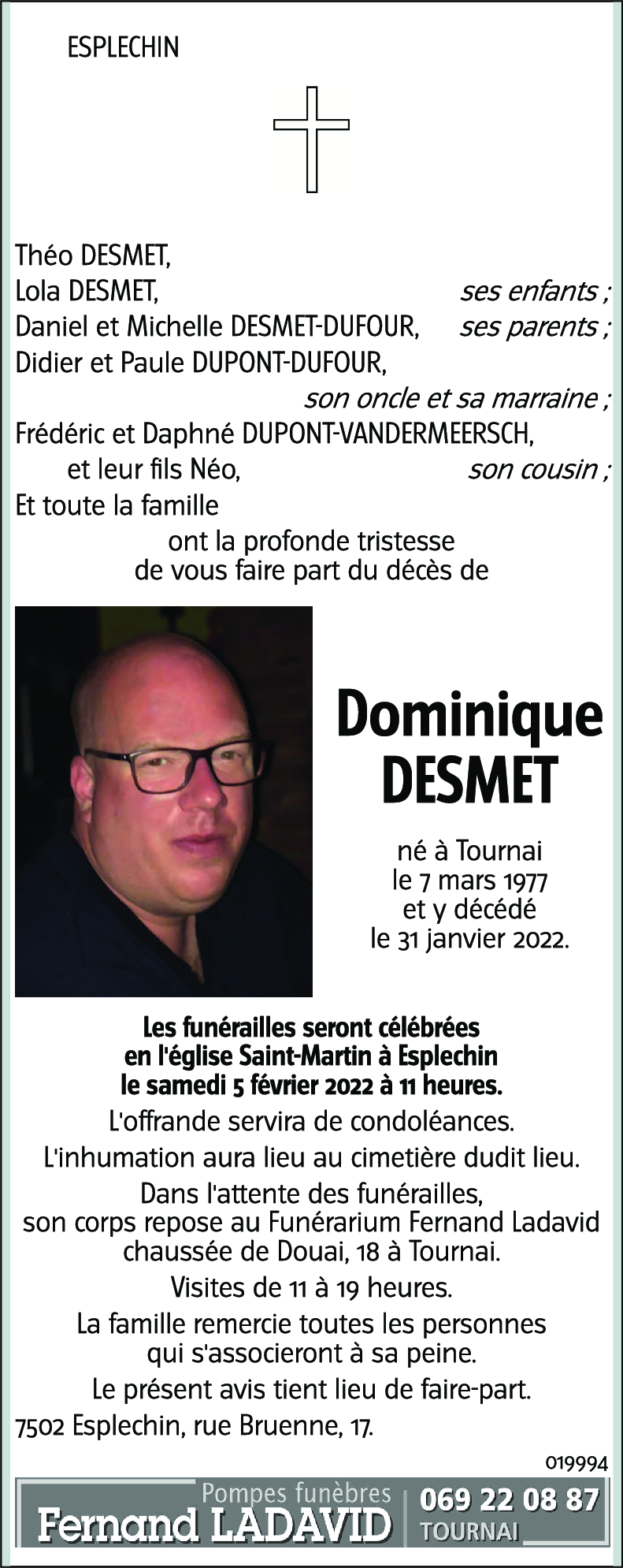 Dominique DESMET