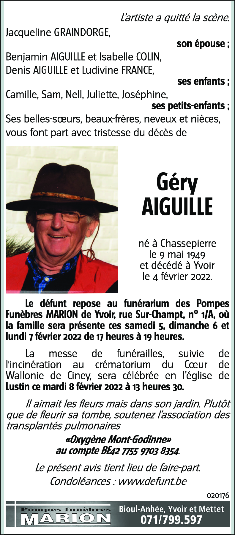 Géry AIGUILLE