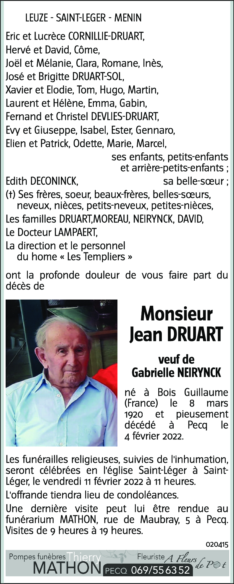 Jean DRUART