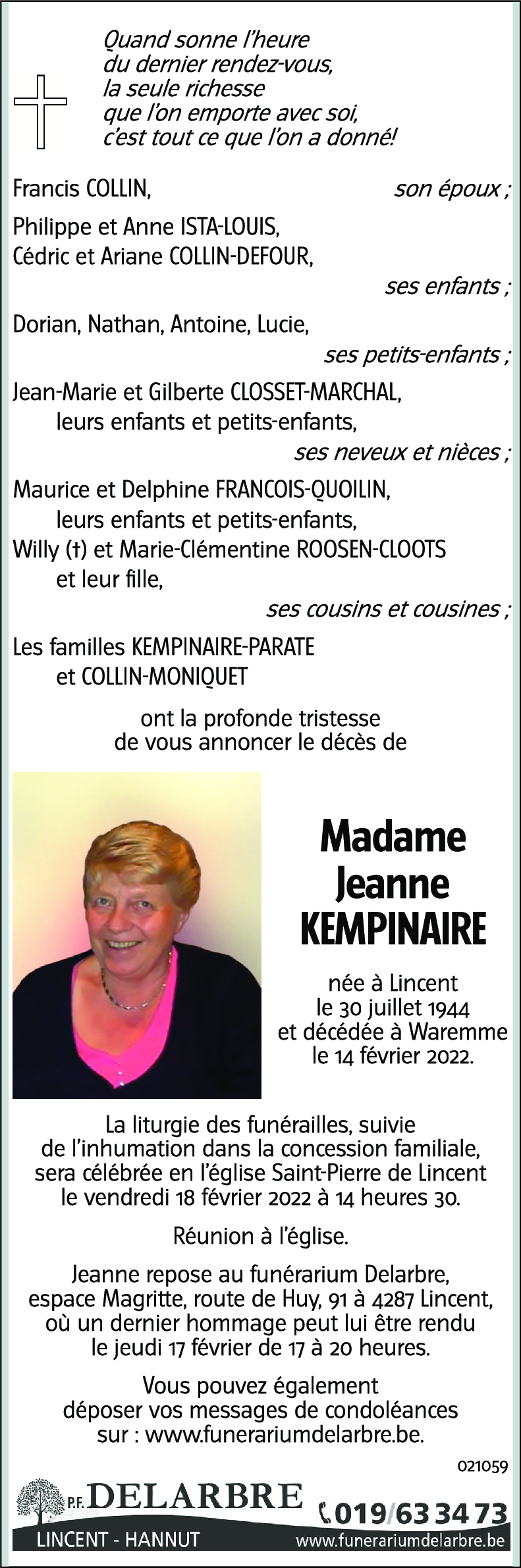 Jeanne KEMPINAIRE