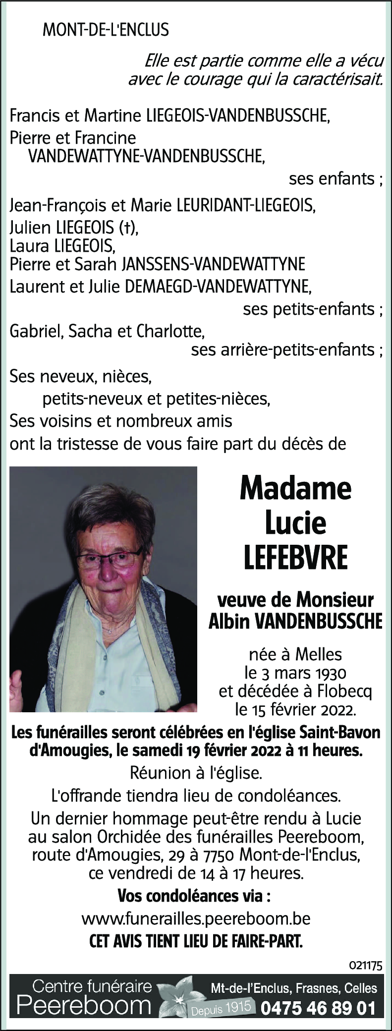 Lucie LEFEBVRE