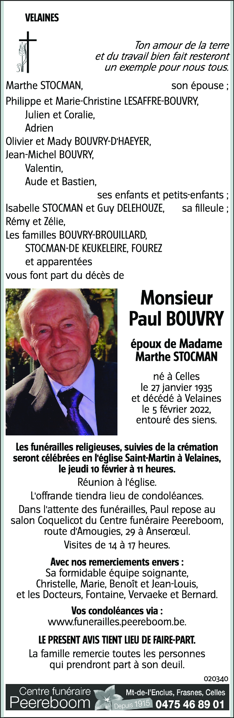 Paul BOUVRY