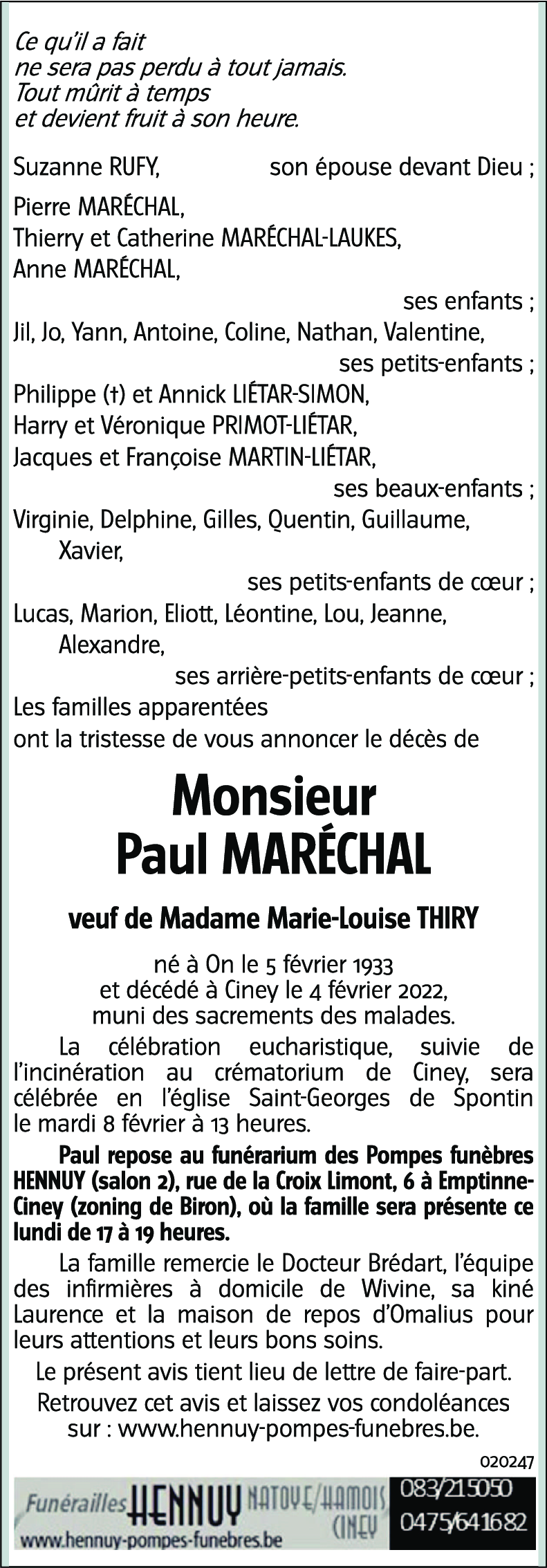 Paul MARECHAL