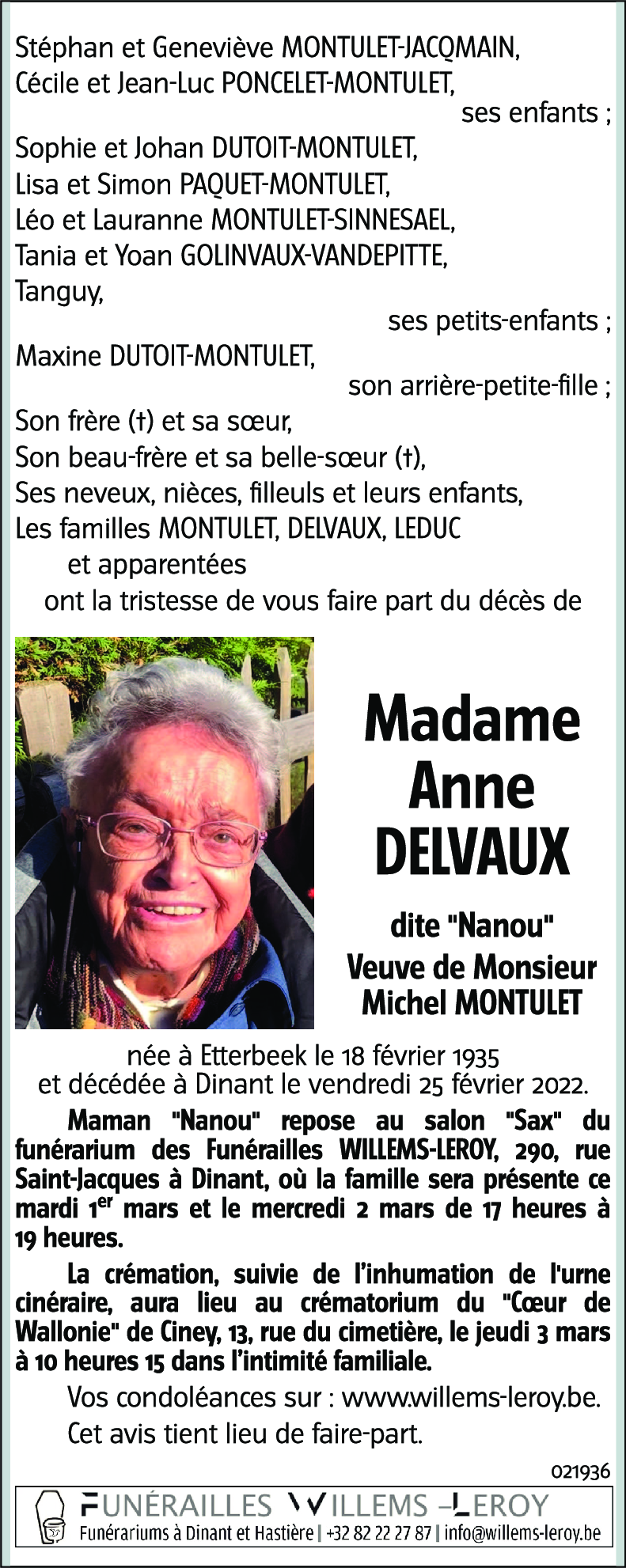 Anne DELVAUX