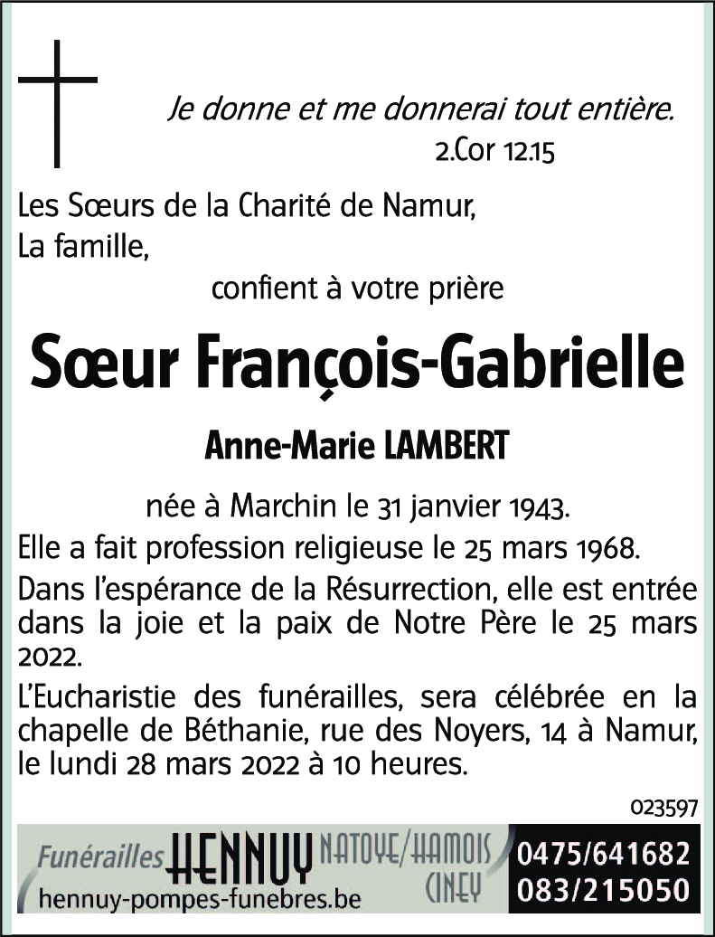 Anne-Marie LAMBERT