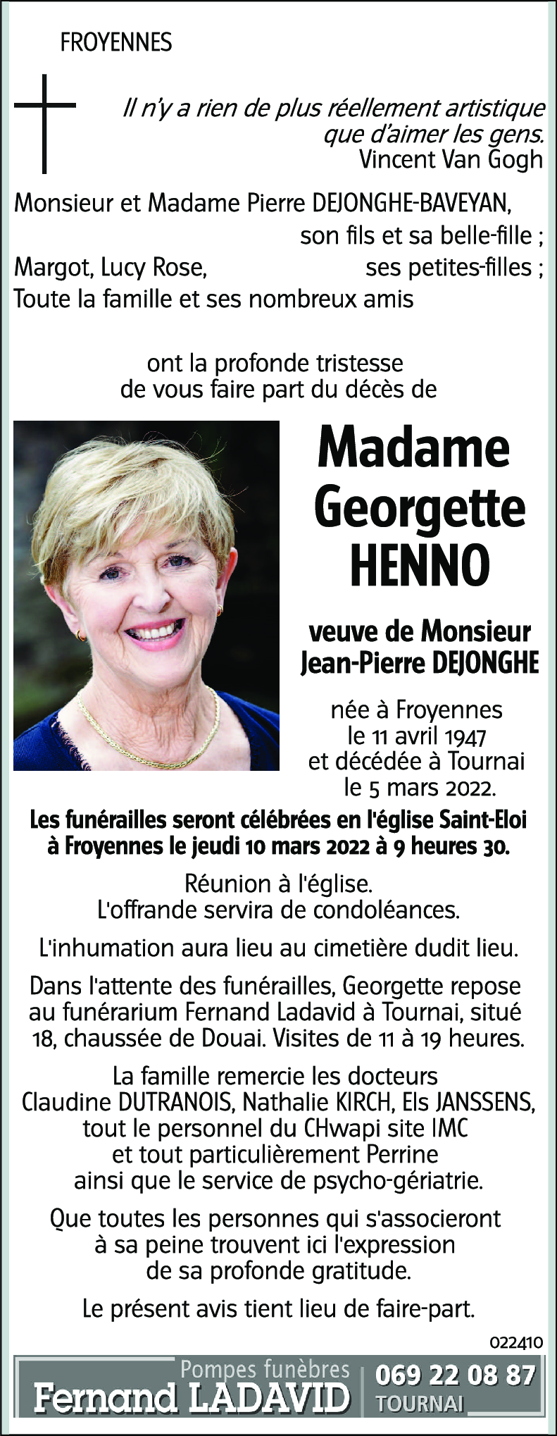 Georgette HENNO