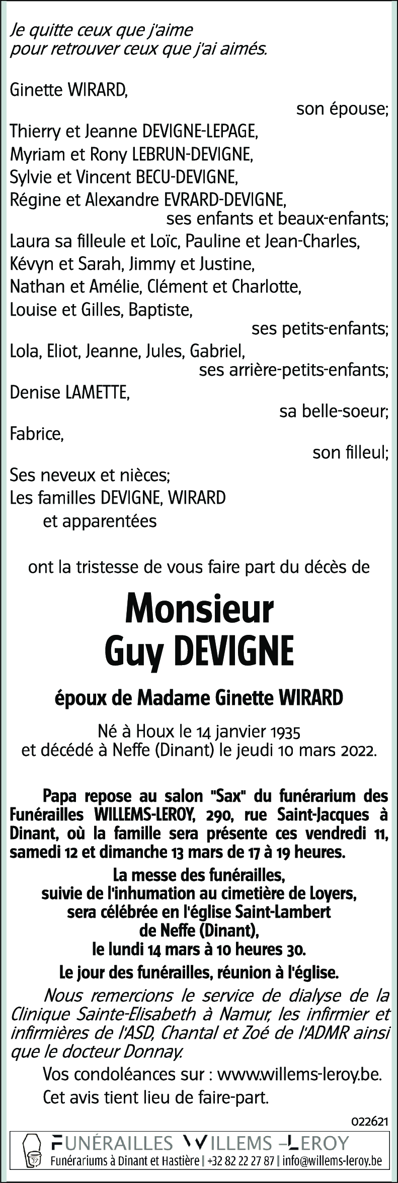 Guy DEVIGNE