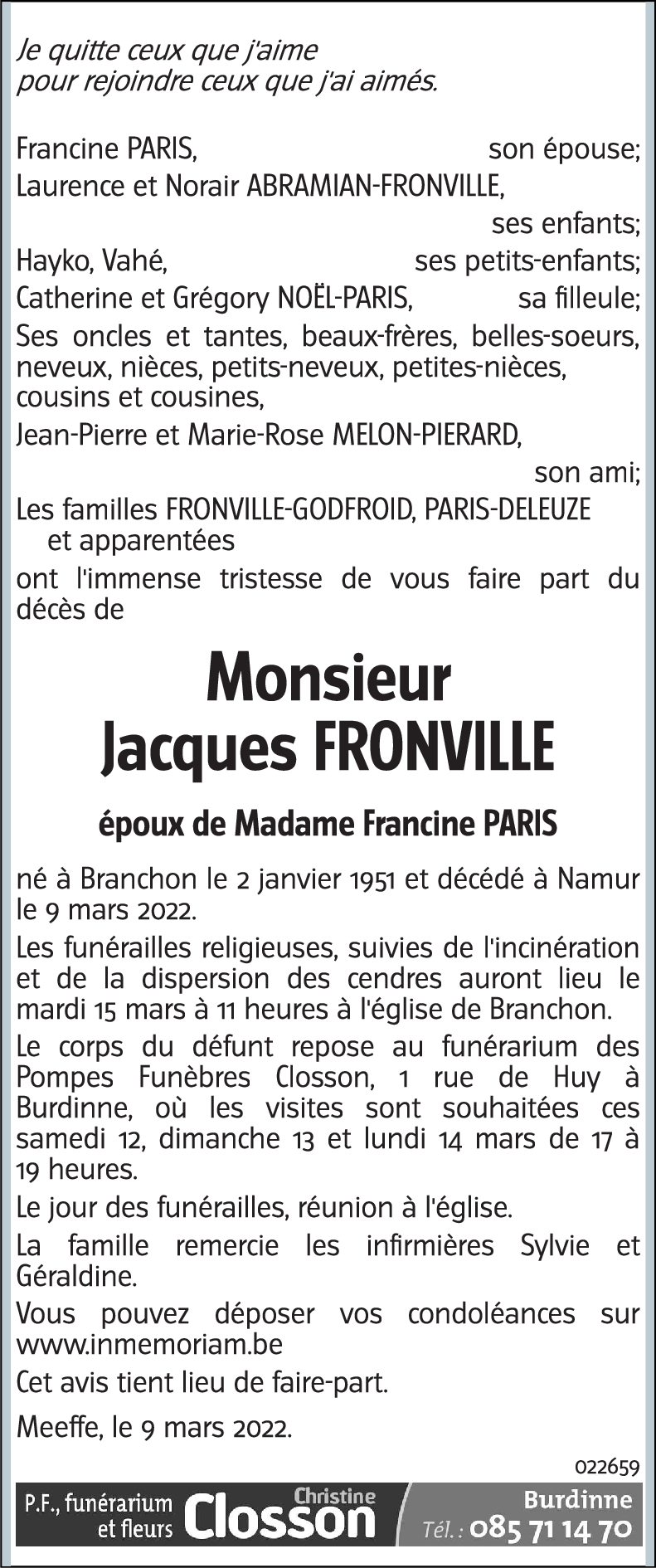 Jacques Fronville