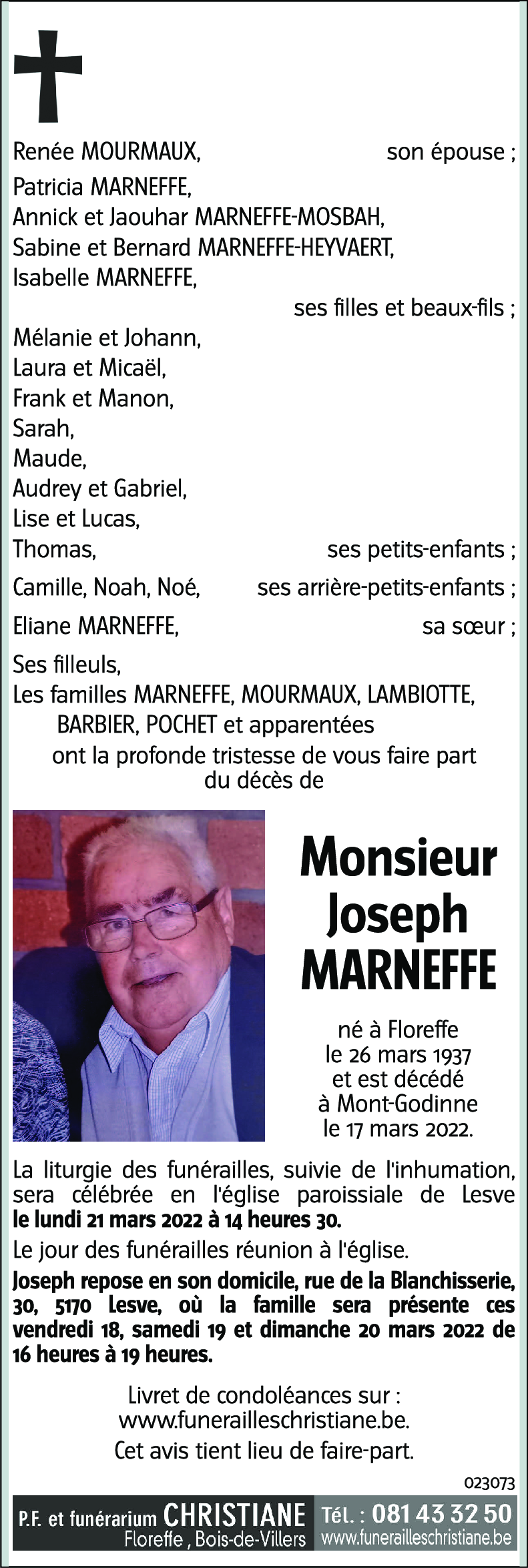 Joseph MARNEFFE