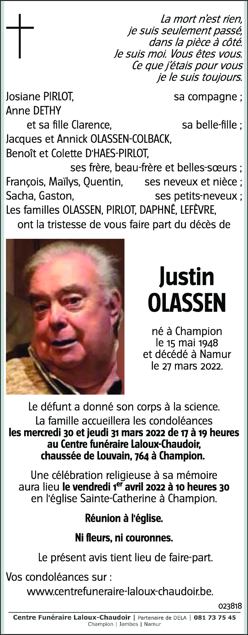 Justin OLASSEN