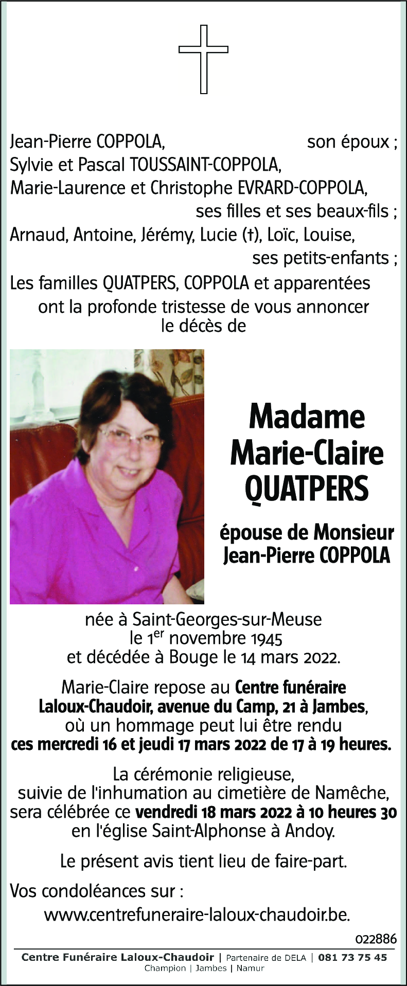 Marie-Claire QUATPERS