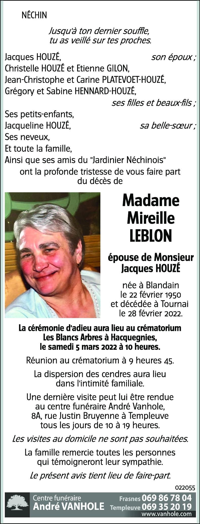 Mireille LEBLON