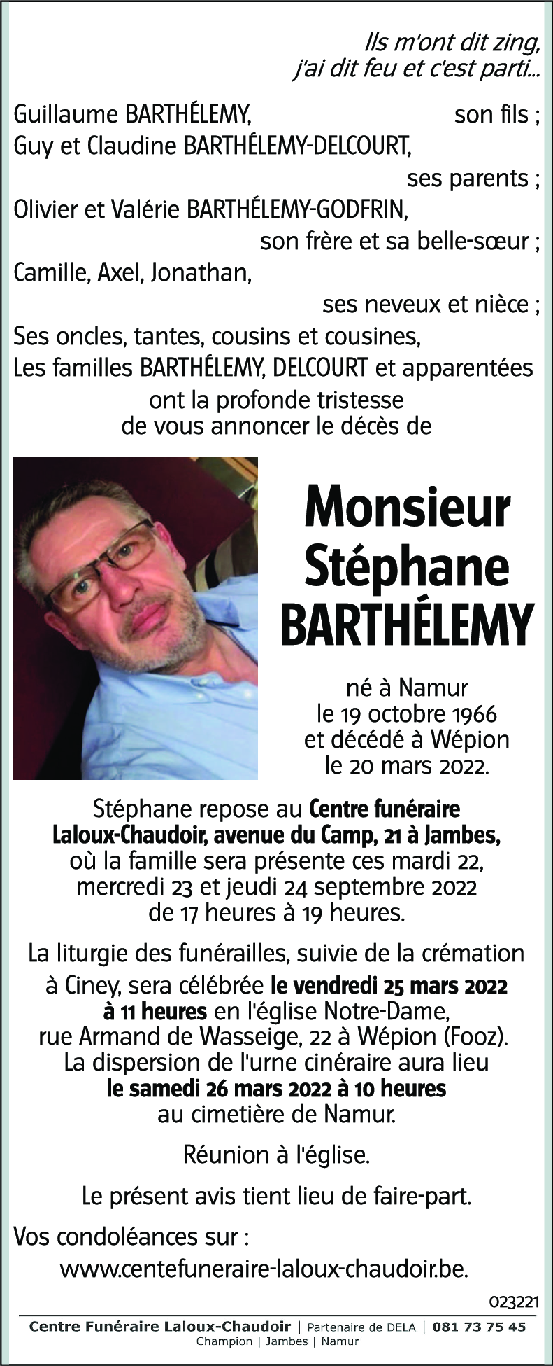 Stéphane BARTHELEMY