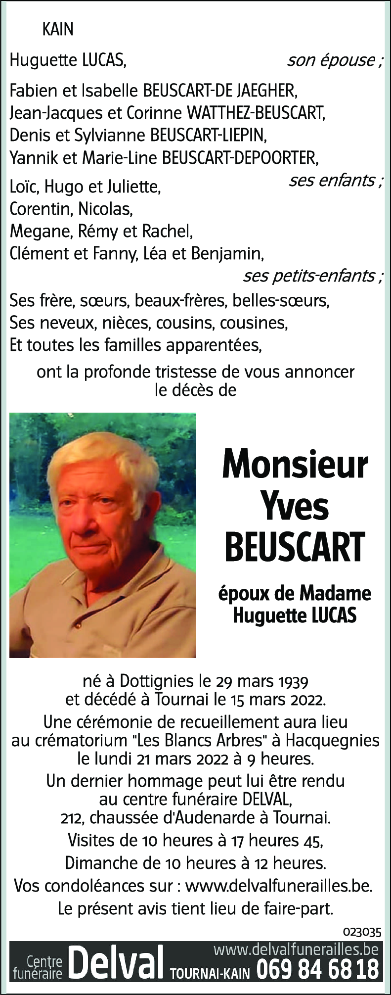 Yves BEUSCART