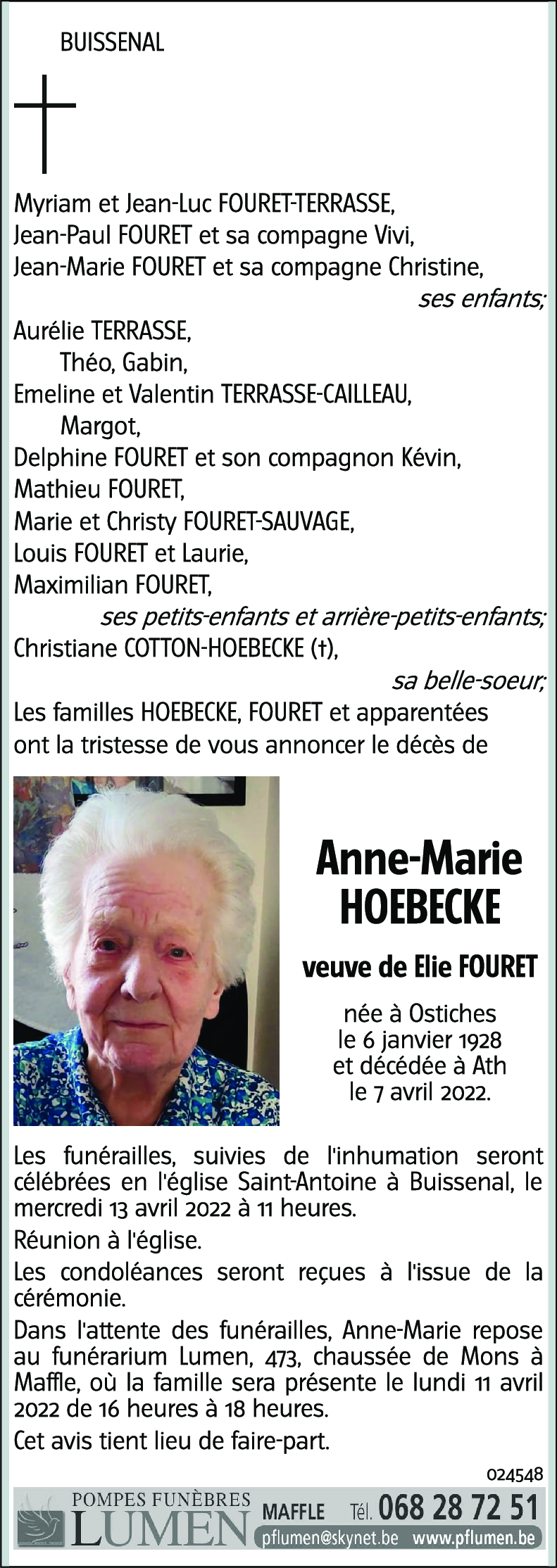 Anne-Marie HOEBECKE