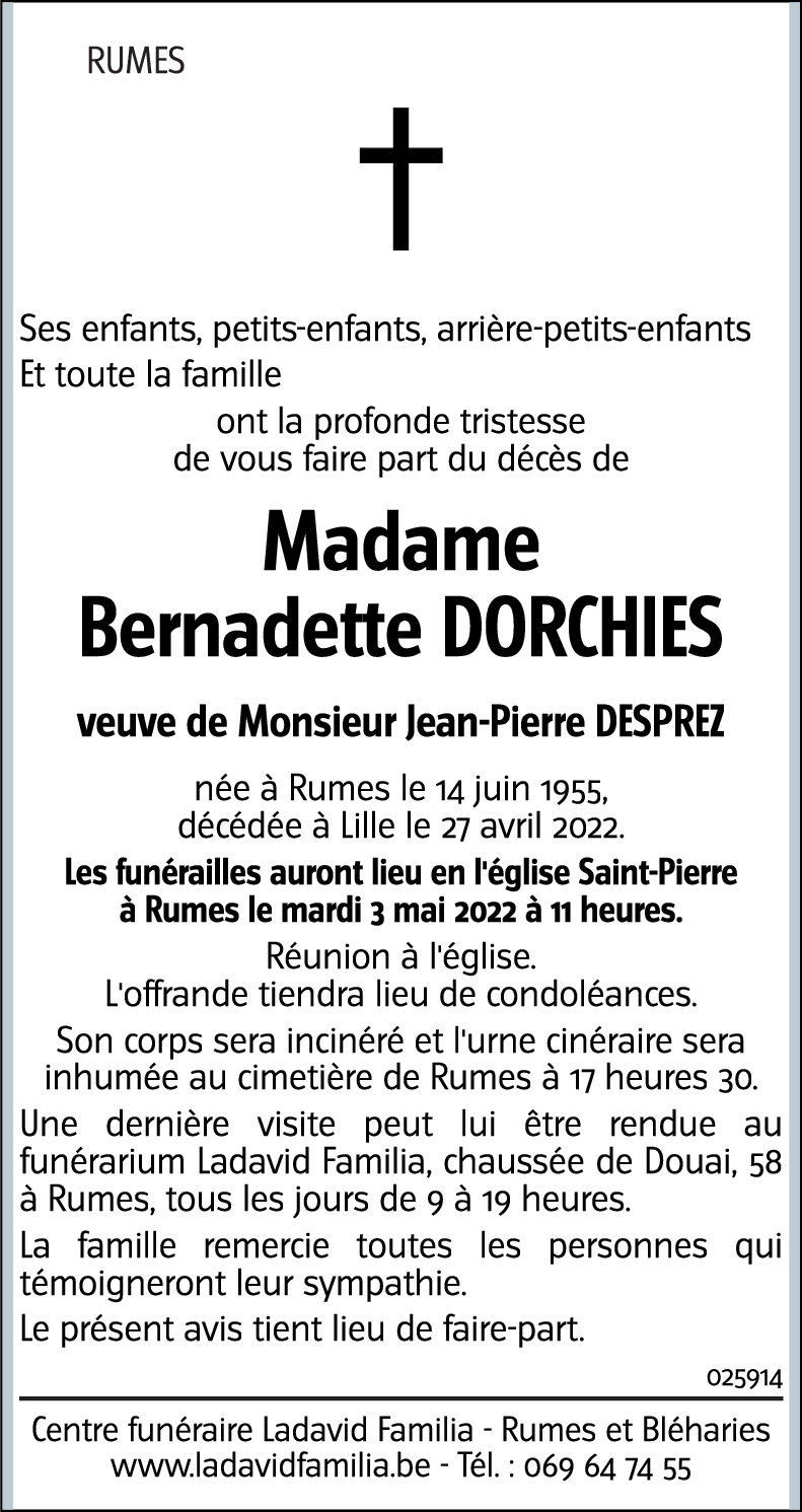 Bernadette DORCHIES